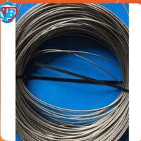 Dây cáp inox chuẩn 304 (3 ly x 10m). dây phơi quần áo. dây phơi đa năng không han rỉ cáp thép giá sỉ