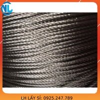 Dây cáp inox chuẩn 304 (4 ly x 50m). dây phơi quần áo. dây phơi đa năng không han rỉ cáp thép giá sỉ - THÁI BÌNH VINA