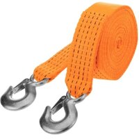 Dây cáp kéo cứu hộ ô tô, cáp kéo hàng thùng xe tải, container, kéo pallet tải 3T 2 đầu móc 4m,5m,6m