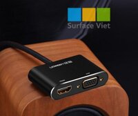 Dây cáp kết nối chuyển đổi sang HDMI VGA DVI nhỏ gọn - Cable Mini Display to VGA and HDMI Chip IC dùng cho Dell Surface pro HP MacBook (Bảo hành 3 tháng)