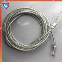 Dây cáp khóa xe bọc nhựa phi 8 dài 15m
