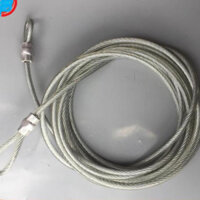 Dây cáp khóa xe bọc nhựa phi 8 dài 15m