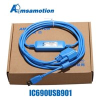 Dây Cáp Lập Trình usb ic690usb901 ic690acc901 Phù Hợp Với ge90-30 ge90-70 series plc rs232