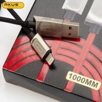 Dây cáp Lightning bọc dù 1M AKUS - B212s