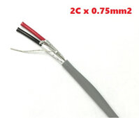 Dây cáp loa tín hiệu âm thanh chống nhiễu 2x0.75 LS Sahako