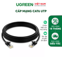 Dây cáp mạng 2 đầu đúc sẵn Cat6 UTP UGREEN NW102 - Hàng chính hãng - 2M 20160