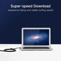 Dây Cáp Mạng 2 đầu đúc sẵn Cat6 UTP UGREEN Dài 0,5m đến 10m - Hàng chính hãng - UG-20159  1 mét