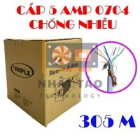 Dây Cáp Mạng Cable AMP 0704/ 0520/ 0238 CHỐNG NHIỄU - CÁP MẠNG CHÍNH HÃNG 305M GOOD 9999. Chuyên Dùng Phòng Nét