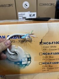 Dây cáp mạng CAT6 Nanoco NC6-F100w (Cuộn 305m)