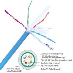 Dây cáp mạng Cat6 Panasonic NC6-F100P