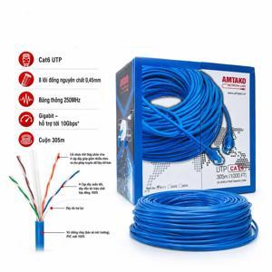 Dây cáp mạng Cat6 UTP AMTAKO 6777