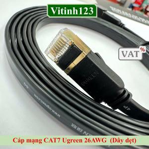 Dây cáp mạng CAT7 dẹt Ugreen 11263 5m