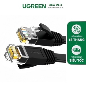 Dây cáp mạng đúc sẵn dẹt Cat6 dài 12m 26AWG Ugreen 50179