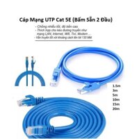 Dây cáp mạng LAN đúc sẵn 2 đầu Cat5E UTP Kingmaster - Hàng chính hãng - 10Met