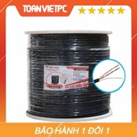 Dây cáp mạng Việt Hàn 4 lõi, phủ dầu chống ẩm, có gia cường chịu lực 60m, 50m, 40m, 30m