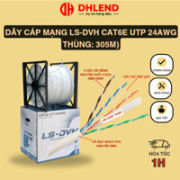 DÂY CÁP MẠNG VIỆT HÀN LS-DVH CAT6E UTP 24AWG (thùng: 305m)
