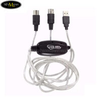 Dây cáp Midi to USB Cable cho Organ, Keyboard BC-08C (kết nối truyền tín hiệu, âm thanh MIDI sang USB)