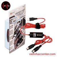 Dây Cáp Midi To USB Cable WERSI UM-18 (Cho Organ, Keyboard kết nối truyền giữ liệu với máy tính)