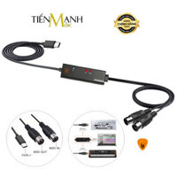 Dây Cáp Midi USB-C DOREMiDi MTU11 Cable Cao Cấp Cho Đàn Piano, Organ, Keyboard MTU-11 Hàng Chính Hãng - Kèm Móng Gẩy DreamMaker