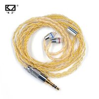 Dây Cáp Nâng Cấp Tai Nghe KZ Mạ Vàng Bạc Cho ZSN ZS10 Pro AS10 AS06 ZST ES4 ZSN Pro BA10 ES3 ZS10