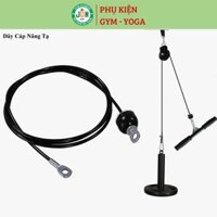 Dây Cáp Nâng Tạ Bọc Nhựa Dài 2.5m - 2m Dùng Cho Máy Phòng GYM, Dụng Cụ Tập Tại Nhà