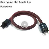 Dây cáp nguồn cho Loa Âm li Hi-end lõi đồng OCC Furakawa 1 mét