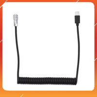 Dây cáp nguồn lò xo Blackmagic Pocket Cinema Camera BMPCC 4K/6K sang USB Type-C