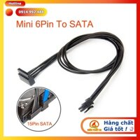 Dây cáp nguồn Mini 6pin ra SATA 15pin HDD, SSD cho máy Dell Vostro 3070 3670 3668 3650