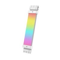 Dây cáp nguồn nối dài Coolmoon Aosor ME210 24 pin ARGB – Trắng | Kèm hub SK3
