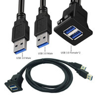 Dây cáp nối dài 2 Port USB 3.0 gắn Panel, thành máy