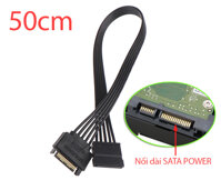 Dây cáp nối dài SATA power 50cm (loại đủ 5 dây)