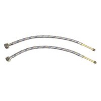 Dây cấp nước bình nóng lạnh 1 đầu inox 304 40cm BF-F+LM 0.4M