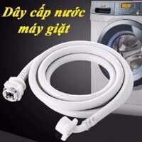 Dây cấp nước máy giặt dài 3,5m (1 Đầu Bắt Ốc - 1 Đầu Ren)