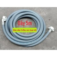 Dây cấp nước máy giặt Electrolux cửa ngang 5m - 2 đầu ren
