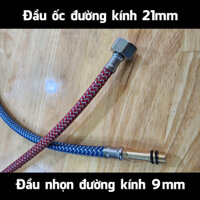 Dây cấp nước nóng lạnh, dây dẫn nước cho bồn rửa mặt, chậu rửa, lavabo, vòi sen, nhà bếp, nhà tắm dài 60-80-100cm Legaxi - 1m màu