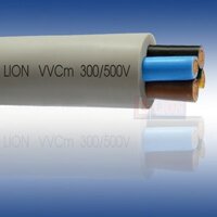 Dây cáp pha mềm Lion Daphaco 2 lõi VVCm màu xám 4mm (mét)