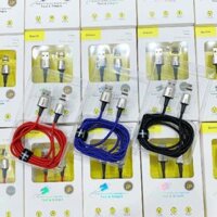 Dây cáp sạc Baseus từ hít nam châm Micrro/ Androi USB có đèn LED(chính hãng)