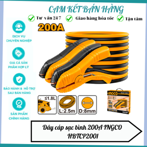 Dây cáp sạc bình Ingco HBTCP2001