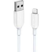 Dây Cáp Sạc Lightning Cho iPhone Anker PowerLine III - A8812021 - Hàng Chính Hãng - Trắng - 0.9m