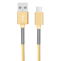 Dây Cáp Sạc Micro USB Bagi CB-MF10 Vàng - Hàng Chính Hãng