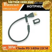 Dây cáp sạc nhanh 5A USB-A to Type-C dạng vòng đeo tay thời trang dài 22cm hiệu Baseus Bracelet - Hàng chính hãng