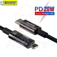 Dây cáp sạc nhanh BASEUS Tự ngắt 20W thích hợp cho L20W PD 20W - Dây cáp sạc nhanh BASEUS Tự ngắt 20W thích hợp cho L20W