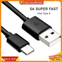 Dây cáp sạc nhanh type C chuẩn 5A sạc nhanh cho tất cả điện thoại Samsung Huawei Oppo LG Vivo Xiaomi Vsmart .