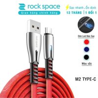 Dây cáp Sạc Samsung Chính Hãng Rockspace M2 cổng TypeC dành cho điện thoại android. #Sub_D98