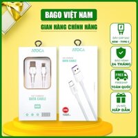 Dây cáp sạc siêu nhanh ATOCA LS227 Type C chất liệu TPE, hỗ trợ truyền dữ liệu nhanh - Hàng chính hãng có bảo hành
