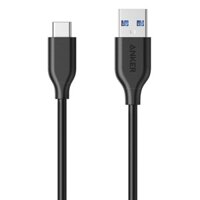 Dây Cáp Sạc USB Type-C Anker Powerline 1.8m – A8166011 (Đen) – Hàng Chính Hãng