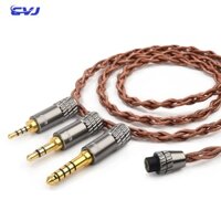 Dây Cáp Tai Nghe CVJ VS400 400 Lõi IEM 3.5 / 2.5 / 4.4mm 2Pin S QDC Cho KZ ZS10 Pro X AS24