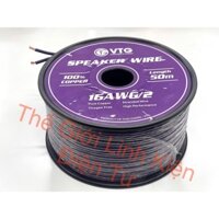 Dây Cáp Tín Hiệu Âm Thanh 50M ( 2x1.25mm ) Lõi Đồng Nguyên Chất