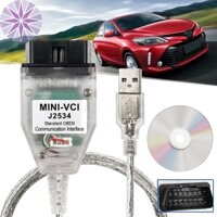 Dây Cáp V17 J2534 Mini VCI Tương Thích Với Toyota Lexus Scion Techstream FT232RL OBD2 SHOPTKC1398