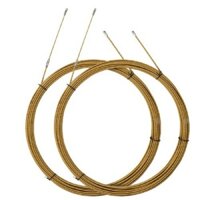 Dây cáp vàng mồi luồn dây điện bằng thép soắn dài 10 M, 15, 20 Mét. Đàn hồi cao, luồn dây điện đi ống gen âm tường.